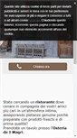 Mobile Screenshot of osteriadeimagri.com